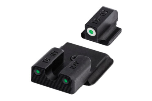TruGlo TG231R2W Tritium Pro  Black | Green Tritium White Outline