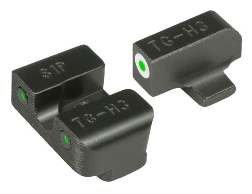 TruGlo TG231S1W Tritium Pro  Black | Green Tritium White Outline