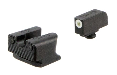 TruGlo TG231W2W Tritium Pro  Black | Green Tritium White Outline