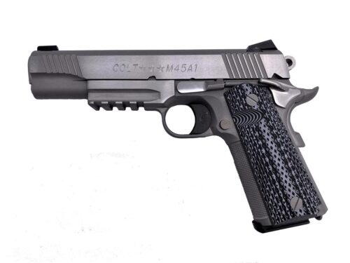 Colt Mfg O1070RGZ 1911 Government 45 ACP 7+1, 5 Stainless Nationa