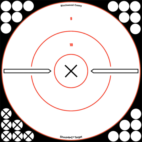 Birchwood Casey 34016 Shoot-N-C Reactive Target Bullseye Adhesive