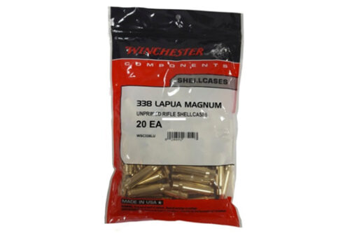 Winchester Ammo WSC338LU Unprimed Cases  338 Lapua Mag Rifle Bras
