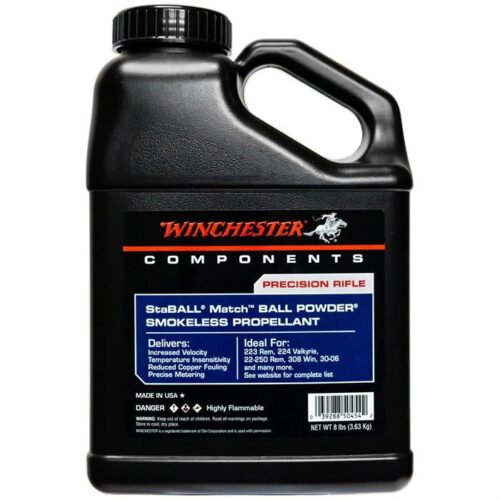 Winchester Powder STABALLMATCH8 Staball Match Rifle Powder 8LB