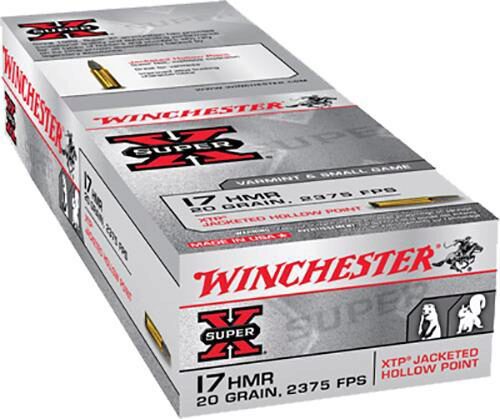 Winchester Ammo X17HMR1 Super X  17 HMR 20 gr Hornady XTP Hollow