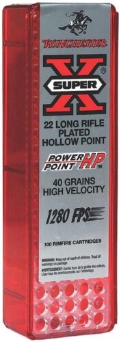 Winchester Ammo X22LRPP1 Super X  22 LR 40 gr Power Point Copper