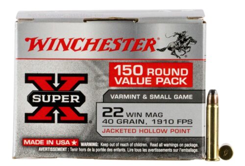 Winchester Ammo X22MH150 Super X  22 WMR 40 gr Jacket Hollow Poin