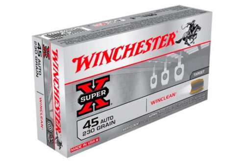 Winchester Ammo WC452 Super X  45 ACP 230 gr Winclean Brass Enclo