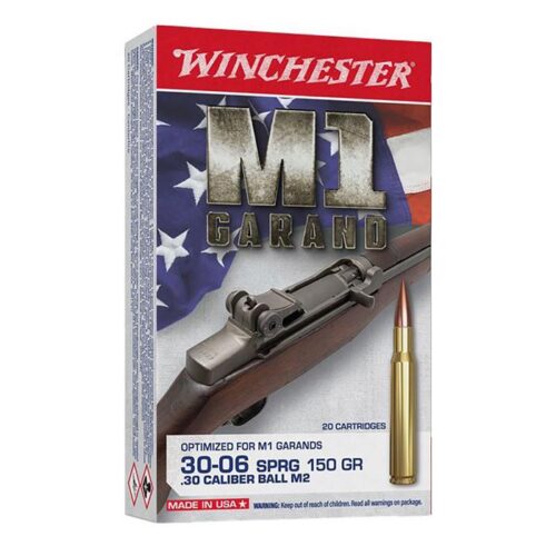 Winchester Ammo WIN3006M2 Active Duty M2 30-06 Springfield 150 gr