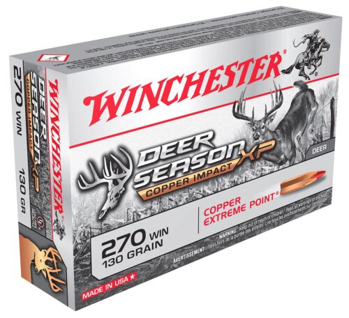 Winchester Ammo X270CLF Copper Impact  270 Win 130 gr Copper Extr