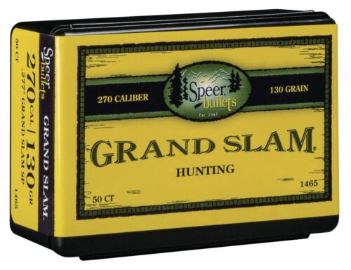 Speer 1465 Grand Slam  270 Cal .277 130 gr Soft Point 50 Per Box/