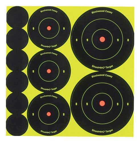 Birchwood Casey 34608 Shoot-N-C Reactive Target Variety Pack Self