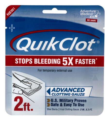 Adventure Medical Kits 50200025 QuikClot  Stop Bleeding White Clo