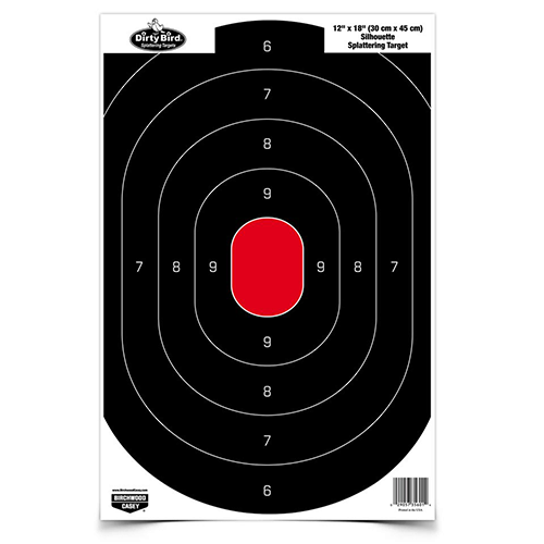 Birchwood Casey 35609 Dirty Bird  Oval Paper Target 12 x 18 50 Pe
