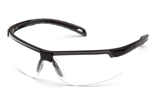 Pyramex PYSB8610DT Everlite Glasses Clear Lens Anti-Fog Black Fra
