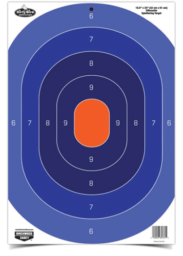 Birchwood Casey 35763 Dirty Bird  Silhouette Tagboard Target 16.5