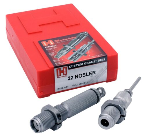 Hornady 546207 Custom Grade Series III 2 Die Set for 22 Nosler In