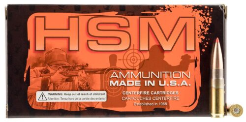 HSM 300BLK1N Match  300 Blackout 208 gr Hornady A Max 20 Per Box/