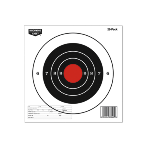 Birchwood Casey 37826 EZE-Scorer  8 Bullseye Paper Hanging Black/