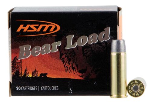 HSM 44M15N20 Bear Load  44 Rem Mag 305 gr Wide Flat Nose 20 Per B