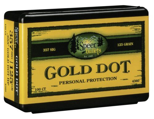 Speer 4360 Gold Dot Personal Protection 357 Sig .357 125 gr Hollo