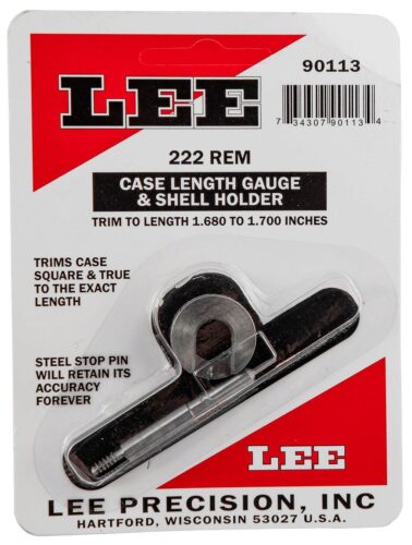 Lee Precision 90113 Case Length Gauge  222 Rem Steel