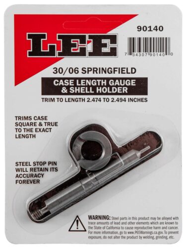 Lee Precision 90140 Case Length Gauge  30-06 Springfield Steel Wo