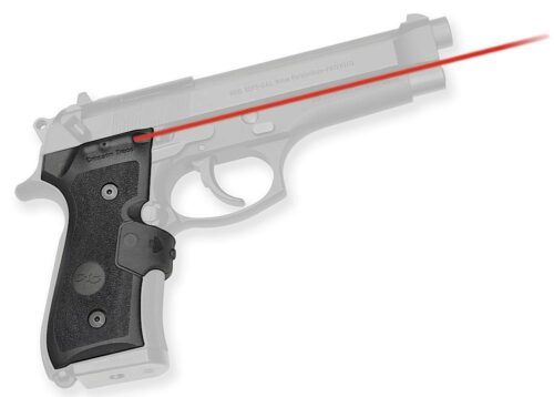 Crimson Trace 0119201 LG-402 Mil-Spec Lasergrips  Black Red Laser