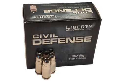 Liberty Ammunition LACD357SIG053 Civil Defense  357 Sig 50 gr Lea