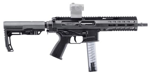 B&T Firearms 500003TB SPC9  9mm Luger 33+1 9.10, Black, Tele Brac
