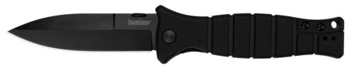 Kershaw 3425 XCOM  3.60 Folding Spear Point Plain Black Oxide 8Cr