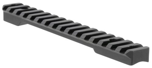 Talley PLM258763 Fierce Picatinny Rail  Black Anodized Long Actio