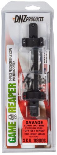 DNZ 18200OS Game Reaper-Savage Scope Mount/Ring Combo Matte Black
