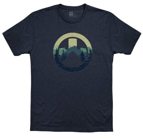 Magpul MAG1136-411-S Men's Cascade Icon CVC Navy Heather Cotton/P