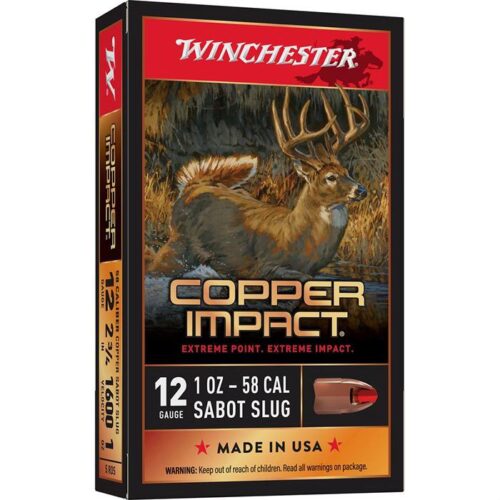 12 GAUGE 2-3/4'' 1OZ SABOT SLUG LEAD FREE 5/BOX