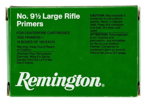Remington Centerfire Primers-9-1/2 Large Rifle