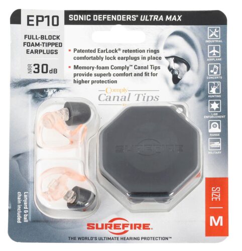 SureFire EP10MPR EP10 Sonic Defenders Ultra Max Polymer 30 dB Ful