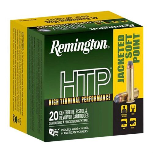Remington Ammunition 23000 HTP  41 Rem Mag 210 gr Jacketed Soft P