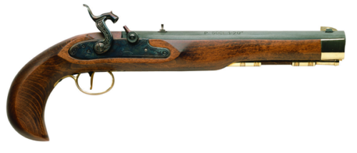 Traditions P1060 Kentucky Pistol Single Shot 50 Cal Percussion 10