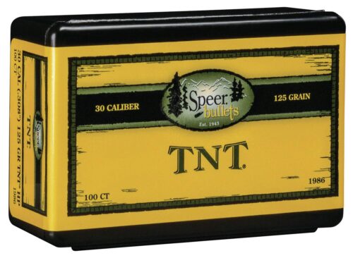 Speer 1986 TNT  30 Cal .308 125 gr Jacket Hollow Point 100 Per Bo