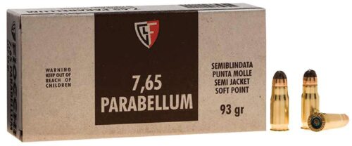 Fiocchi 765B Heritage  7.65x21mm Parabellum 93 gr Semi Jacketed S