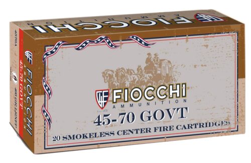Fiocchi 4570A Cowboy Action  45-70 Gov 405 gr Lead Round Nose Fla