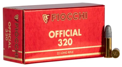 Fiocchi 22SM320 Exacta Super Match 22 LR 40 gr Round Nose 50 Per