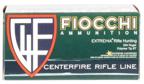 Fiocchi 204HVA Field Dynamics  204 Ruger 32 gr Hornady V Max 50 P