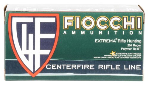 Fiocchi 204HVB Field Dynamics  204 Ruger 40 gr Hornady V Max 50 P