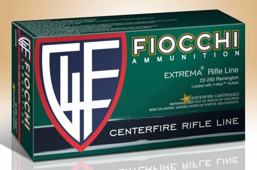 Fiocchi 22250HVB Field Dynamics  22-250 Rem 40 gr Hornady V Max 2