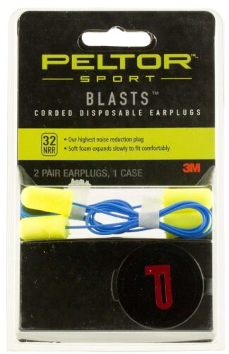Peltor 97081 Sport Blast Earplugs Foam 32 dB In The Ear Yellow Ad