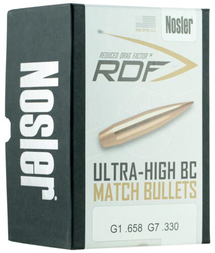 Nosler 49825 RDF Match 6.5 Creedmoor .264 140 gr Hollow Point Boa