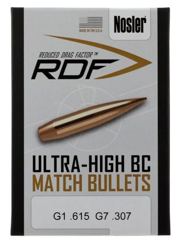 Nosler 54722 RDF Match 6.5 Creedmoor .264 130 gr Hollow Point Boa