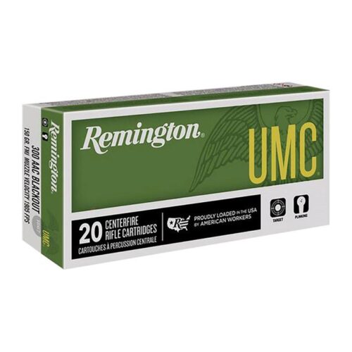 Remington Ammunition 26854 UMC  300 Blackout 150 gr Full Metal Ja