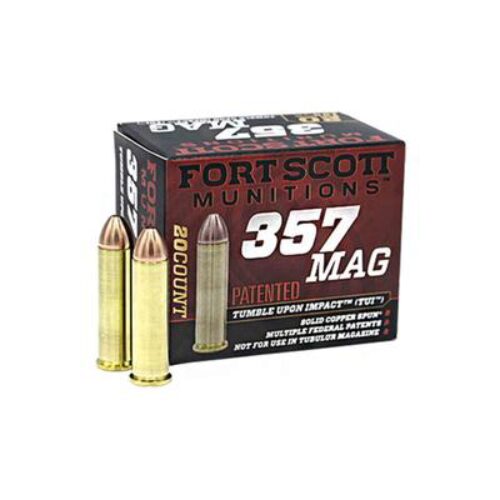 Fort Scott Munitions 357MAG125SCV Tumble Upon Impact (TUI)  357 M
